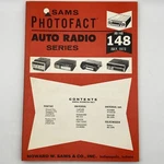 Sams Photofact Auto Radio Series Vol July 1973 AR-148 Pioneer Pontiac Vw. Fixed Price $7.49.