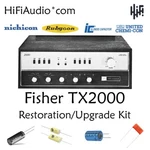 Fisher TX-2000 Amplifier Restoration Recap Repair Service Rebuild Kit. Fixed Price $155.00.