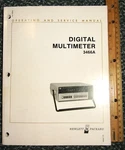 Hp Digital Multimeter 3466A Operating & Service Manual Original. Fixed Price $24.95.