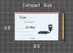 Icom IC-450 Instruction Manual User Guide How-to 56 Page Half Size 5.5X8.5. Fixed Price $23.95.