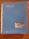 Tektronix RM547 Oscilloscope Instruction Manual B18. Fixed Price $22.00.