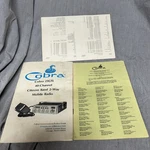 Original Nos Cobra 21GTL 40 Channel Am Cb Radio Owners Manual. Fixed Price $12.00.