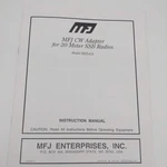 MFJ-415 Cw Adapter For 20M MFJ-9420 Ssb Transceiver Instruction Manual. Fixed Price $6.00.