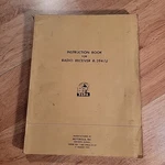 Instruction Book For Radio Receiver R-394/U, Motorola 1953 Service Manual. Fixed Price $18.99.