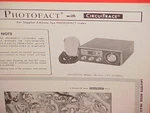 1969 Lafayette Cb Radio Service Shop Manual Model HB-625 (99-3148WX). Fixed Price $21.99.
