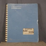 Tektronix Type 533/533A Oscilloscope Instruction Manual & Service Information #1. Fixed Price $14.95.