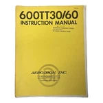 Aerotron 600TT30/60 Operations & Service Instructions Manual Vintage. Fixed Price $26.99.