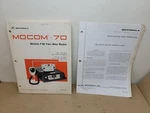 Motorola Mocom 70 Mobile Fm Two-way Radio Service Instruction Manual 136-174MHZ. Fixed Price $20.00.