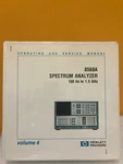Hp Agilent 08568-90012 8568A Spectrum Analyzers Volume Iv Ops/svc Manual. Fixed Price $79.99.