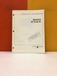 Hp 86222A/B Rf Plug-in Operating Information Manual. Fixed Price $49.99.