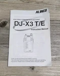 Alinco DJ-X3 T/e Wideband Receiver Radio Instruction Manual Operating Guide Oem. Fixed Price $29.99.