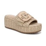 Women's Sam Libby CRYSTA2 Buckle Platform Wedge Sandals Cyprus. Fixed Price $102.00.