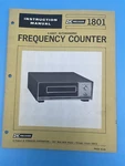 B&k Precision 1801 Frequency Counter Instruction Manual. Fixed Price $15.00.