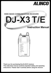 Alinco DJ-X3 Transceiver Instruction Manual 52 Pages Operating Guide. Fixed Price $19.99.