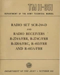 Reprint Tm 11-851 Hammarlund SP-600 Military Manual R-274A R-620 1952 200P. Fixed Price $75.00.