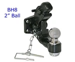 New Buyers 10050 Ton Combination Hitch With Mounting Kit 2" Ball BH8 Series. Fixed Price $118.07.