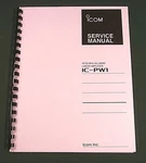 Icom IC-PW1 Service Manual: With 11"X17" Color Foldouts & Protective Covers. Fixed Price $34.70.