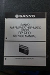 Sanyo RP7410 Service Manual. Fixed Price $21.99.