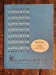 Original Lafayette HB-625A 5-WATT 23 Channel Cb Two-way Radio Owner Manual. Fixed Price $29.00.