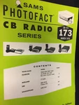 Sams Photofact Radio CB-173 Clarion Midland Sbe Shakespeare Nos. Fixed Price $11.24.