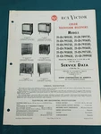Rca Victor Color Television Receivers Service Data 1956 No. T6 Model 21. Fixed Price $15.00.