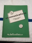 Vtg Hallicrafters Co SX-99 Operating And Service Instructions Manual Ham Radio. Fixed Price $19.99.
