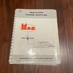 Hp/hlab 808A Power Supply Instruction & Operating Manual. Fixed Price $12.40.