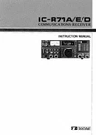 Icom IC-R71A Instruction Manual. Fixed Price $14.95.