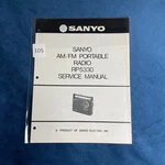 Sanyo Rp 5330 Am/fm Portable Radio Service Manual. Fixed Price $17.05.