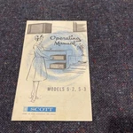 Hh Scott Operating Manual Models S-2, S-3. Fixed Price $14.99.