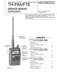 Service Manual Guide For Kenwood TH-F6 A, TH-F7. Fixed Price $16.76.