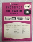 Vintage Sams Photofact Radio Series CB-16 June 1968 Manual Book Magazine. Fixed Price $11.99.