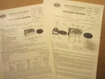 1955 Cadillac Delco Standard Remote Control Radio Service Manual Set. Fixed Price $15.00.