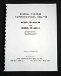 Hammarlund SP-600-JX ISSUE4 Manual. Fixed Price $14.99.