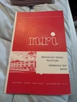 Vintage 1971 National Radio Institute Broadcast Studio Practices Reference Text. Fixed Price $15.00.