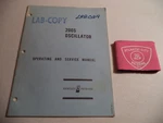 Hewlett Packard Hp 200S Oscillator Operating & Service Manual (00200-91902). Fixed Price $19.99.