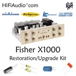 Fisher X1000 Amp Full Restoration Recap Repair Upgrade Rebuild Kit Capacitor. Fixed Price $165.00.