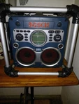 Bosch PB-10 Powerbox Jobsite Am/fm Radio And Cd Player. Battery Included. Fixed Price $100.00.