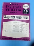 Sams Photofact Radio Series VOL.16 June 1968 CB-16. Fixed Price $7.50.