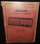 Vintage Motorola 152-162 MC/30 Watt Mobile Instruction Manual, Free Shipping. Fixed Price $24.09.