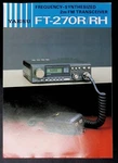 Yaesu Ft- 270R/RH Frequency Synthesized 2M Fm Transceivers Brochure. Fixed Price $14.75.