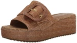 Crysta Wedge Sandal Light Cuoio Brown 10 Medium. Fixed Price $79.84.