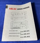 Akai UC-K2 Tuner UC-U2 Amp UC-M2 Deck Original Service Manual Schematic M822X. Fixed Price $14.94.
