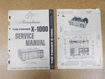 The Fisher X-1000 Tube Stereo Amplifier Service Manual W/ Schematics (original). Fixed Price $30.00.