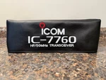Icom IC-7760 Remote Head Only Premier Series Ham Radio Amateur Dust Cover. Fixed Price $34.00.