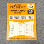 Service Manual Sams Photofact Auto Radio Series Vol. July 1964 AR-25 Vintage. Fixed Price $10.67.