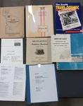 Lot Of (8) Vintage Manuals W/ Schematics Assorted. Fixed Price $40.00.