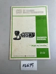 Realistic Cb 23 Channel TRC-52 Manual 21-142 Tandy Radio Shack 116G49. Fixed Price $3000.00.
