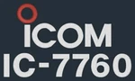 Icom IC-7760 Remote Head Only Signatu Series Ham Radio Amateur Dust Cover. Fixed Price $32.00.