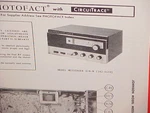 1972 Johnson Cb Radio Service Shop Manual Model Messenger 124-M (242-0134). Fixed Price $25.99.